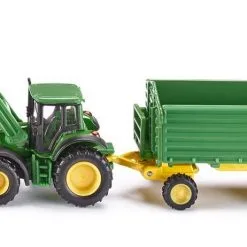 Siku Τρακτερ John Deepe Με Φαγανακι Μπροστα Και Τρειλερ (001843)