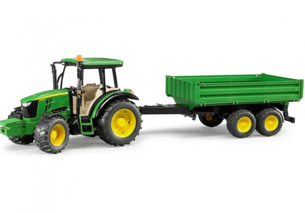 Bruder Τρακτερ John Deer 5115M Με Καροτσα (BR002108) 1 Bruder Τρακτερ John Deer 5115M Με Καροτσα (BR002108)