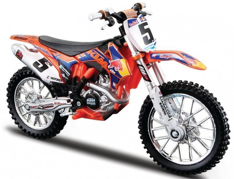 Μηχανή Bburago 1:18 Red Bull Ktm Motorcycle -3 Σχεδια (51073) 4 Μηχανή Bburago 1:18 Red Bull Ktm Motorcycle -3 Σχεδια (51073) - Image 4