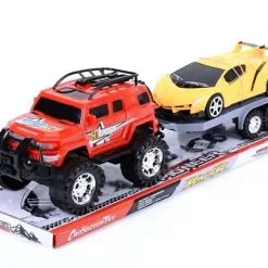 Blue Toys Οχημα Friction 4Χ4 Με Αγωνιστικο Αυτοκινητο (MKH723933)