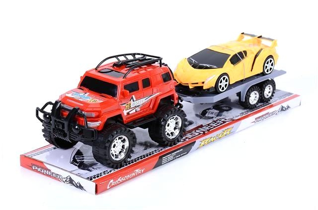 Blue Toys Οχημα Friction 4Χ4 Με Αγωνιστικο Αυτοκινητο (MKH723933) 1 Blue Toys Οχημα Friction 4Χ4 Με Αγωνιστικο Αυτοκινητο (MKH723933)