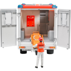 Bruder Ασθενοφορο Με Οδηγο, Κλιμακας 1:16 (2536) -Αυτοκίνητα Εκπτώσεις 674105 3