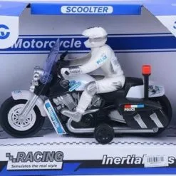 Blue Toys Οχημα Μηχανη Police Με Φωτα Και Ηχο (MKI946376)