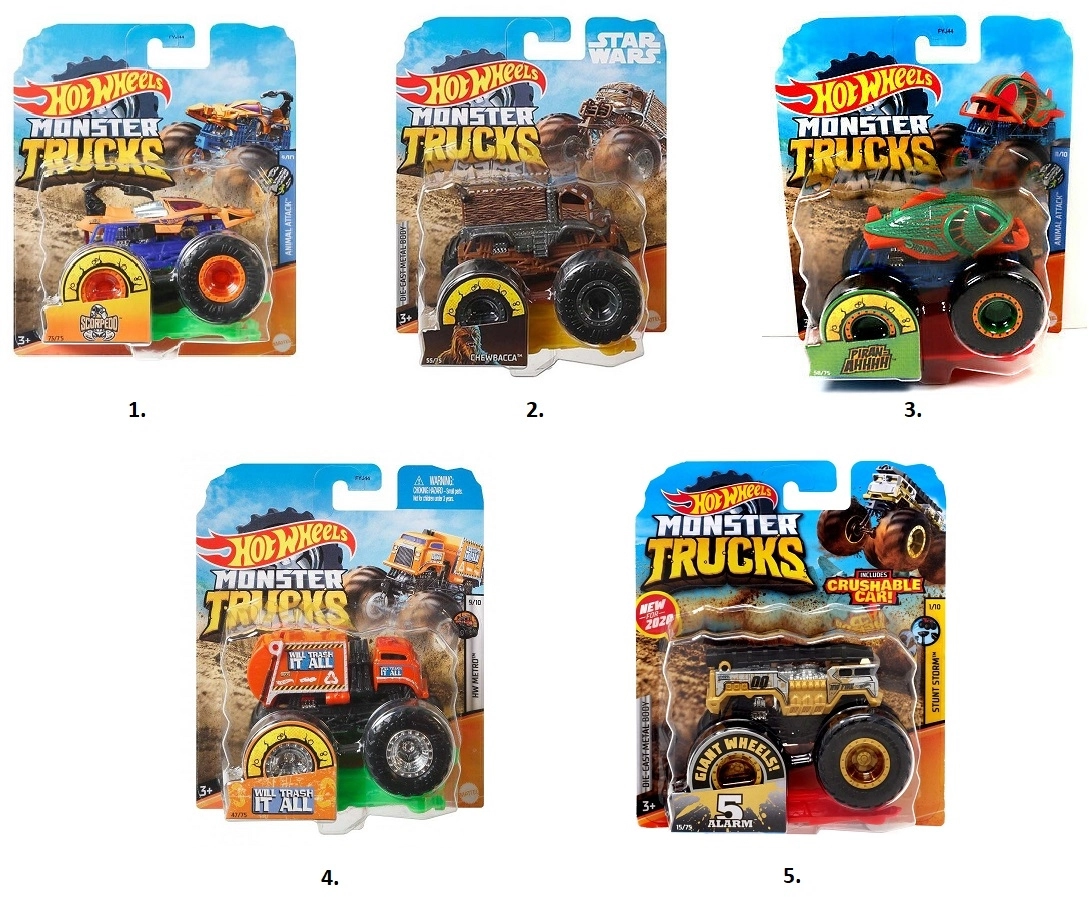 Mattel Hot Wheels Οχηματα Monster Trucks (FYJ44) 2 Mattel Hot Wheels Οχηματα Monster Trucks (FYJ44) - Image 2