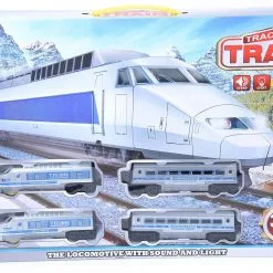Blue Toys B/O Τρενο Με Σιδηροδρομο Με Ηχους Και Φως Fast Track Train (MKK099096)