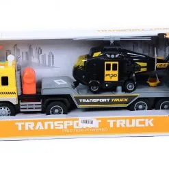 Blue Toys Οχημα Φορτηγο Με Καροτσα Και Ελικοπτερο Με Φωτα Και Ηχους (MKJ735775)