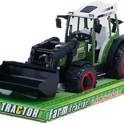 Blue Toys Οχημα Friction Τρακτερ Farm Tractor Με Φορτωτη Μπροστα (MK2979693)