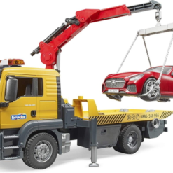 Bruder Φορτηγο Man Οδικης Βοηθειας Με Αγωνιστικο Αυτοκινητο (3750)