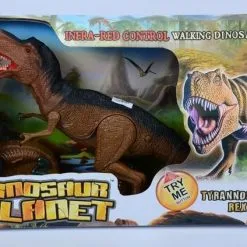 Blue Toys R/C Δεινόσαυρος Τηλεκατευθυνόμενος Καφέ Dinosaur Planet Με Φως Και Ήχο (MKF515613)