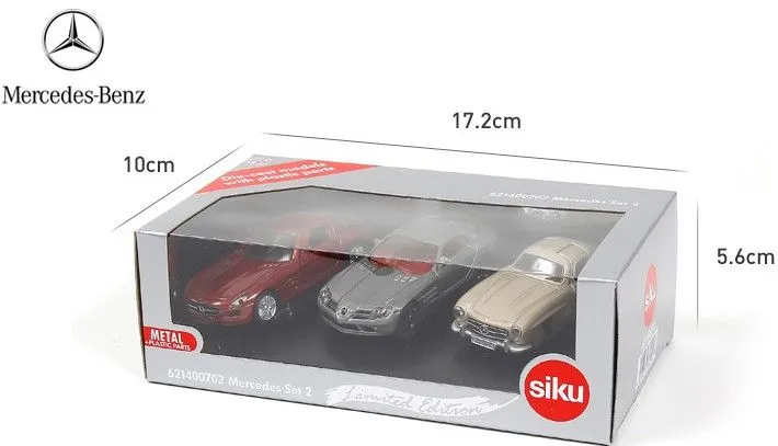 Siku Mercedes Κλασσικές Σετ 3 Τεμάχια (006214-2) 4 Siku Mercedes Κλασσικές Σετ 3 Τεμάχια (006214-2) - Image 4