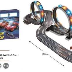 Blue Toys Aυτοκινητόδρομος Μπαταρίας Slot Racing (MKI179279)