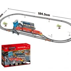 Blue Toys Σιδηροδρομικός Σταθμός Με Τρένο Power Train World (MKK122523)