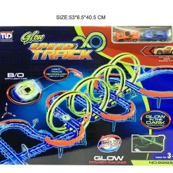 Blue Toys Αυτοκινητόδρομος Που Λάμπει Στο Σκοτάδι Glow In The Dark (MKK491055)