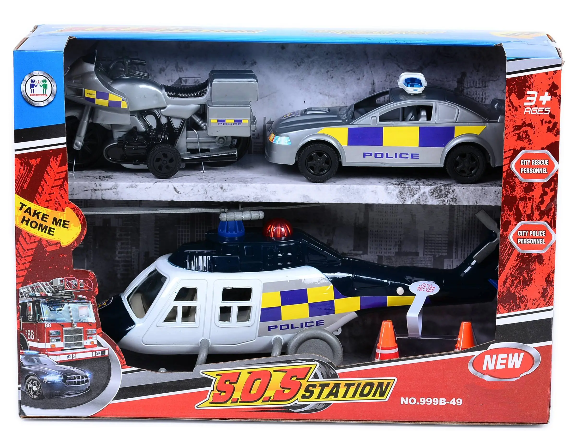 Blue Toys Αστυνομικά Οχήματα Ελικόπτερο με Φως, Αυτοκίνητο και Μηχανή (MKL067415) 1 Blue Toys Αστυνομικά Οχήματα Ελικόπτερο με Φως, Αυτοκίνητο και Μηχανή (MKL067415)