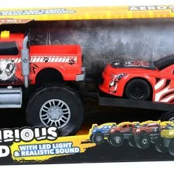 Blue Toys Όχημα Με Καρότσα Και Αγωνιστικό Αυτοκίνητο Με Φως (MKL393143)