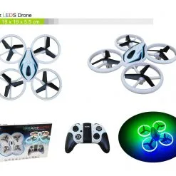 Blue Toys Drone Leds Quadcopter Με Usb Και Φως Led (MKL422294)