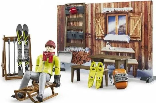 Bruder Σαλέ Με Snowmobile Και Αναβάτη (63102) 2 Bruder Σαλέ Με Snowmobile Και Αναβάτη (63102) - Image 2