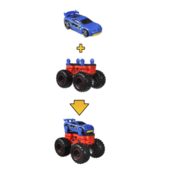 Mattel Hot Wheels Monster Trucks Maker (GWW14) -Αυτοκίνητα Εκπτώσεις 698249 2