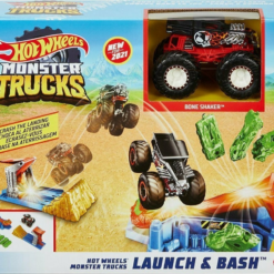 Mattel Hot Wheels Monster Trucks Σετ Παιχνιδιού – Εκτόξευση Και Σύγκρουση (GVK08) -Αυτοκίνητα Εκπτώσεις 698251 1