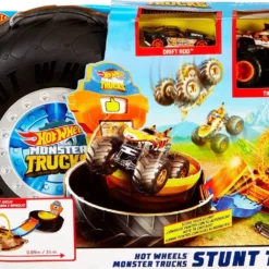 Mattel Hot Wheels Monster Trucks Σετ Παιχνιδιού – Πίστα Σούπερ Ρόδα (GVK48) -Αυτοκίνητα Εκπτώσεις 698252 1