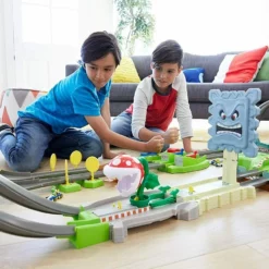 Mattel Hot Wheels Mario Kart Πίστες Επιπέδων Thwomp Set (GFY46) -Αυτοκίνητα Εκπτώσεις 698257 5