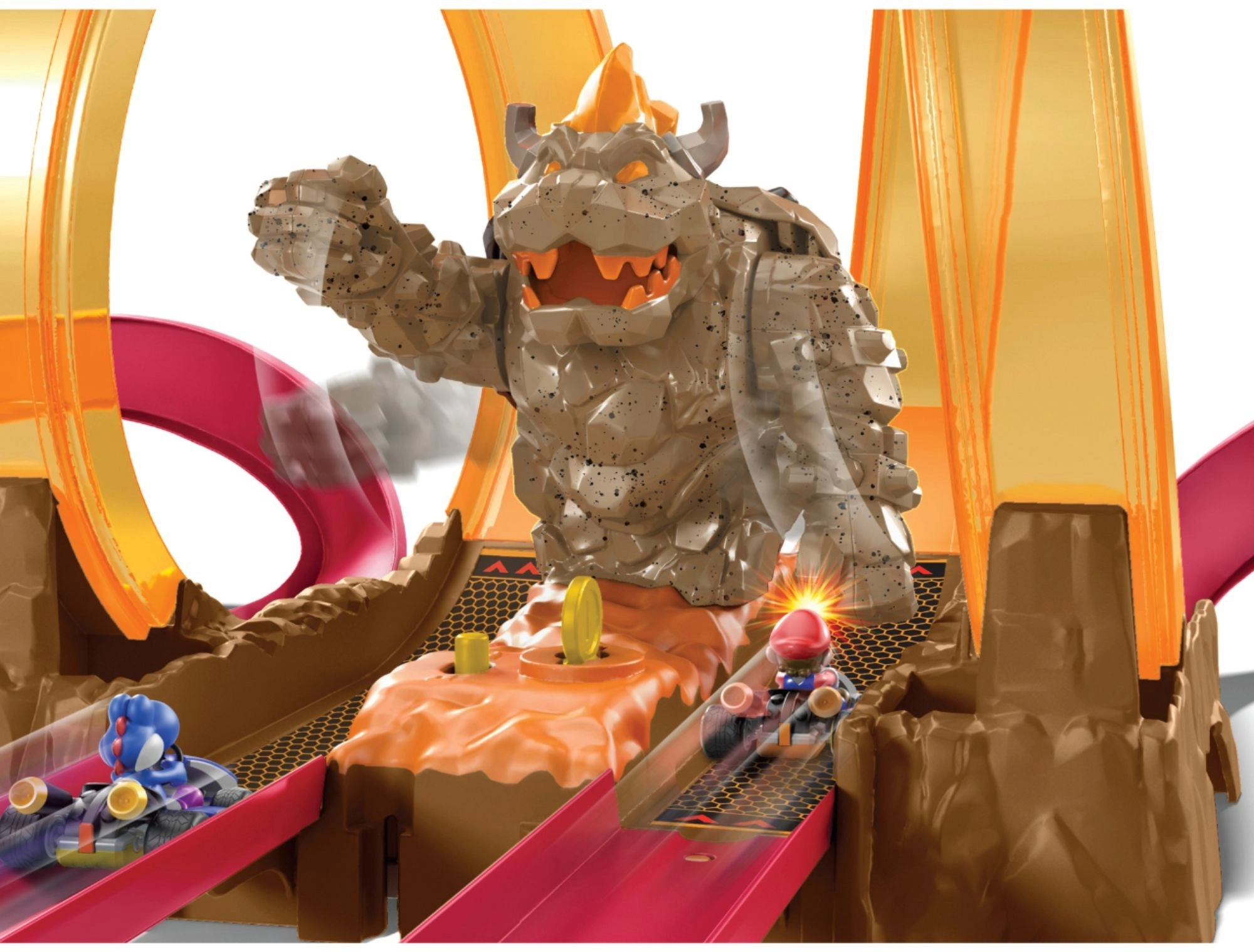 Mattel Hot Wheels Mario Kart – Το Κάστρο Του Μπάουζερ Πίστα (GNM22) 3 Mattel Hot Wheels Mario Kart – Το Κάστρο Του Μπάουζερ Πίστα (GNM22) - Image 3