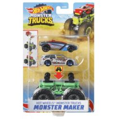 Mattel Hot Wheels Monster Trucks Maker (GWW15) -Αυτοκίνητα Εκπτώσεις 698440 1