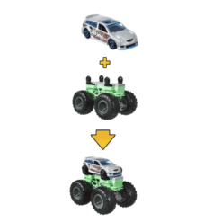 Mattel Hot Wheels Monster Trucks Maker (GWW15) -Αυτοκίνητα Εκπτώσεις 698440 3