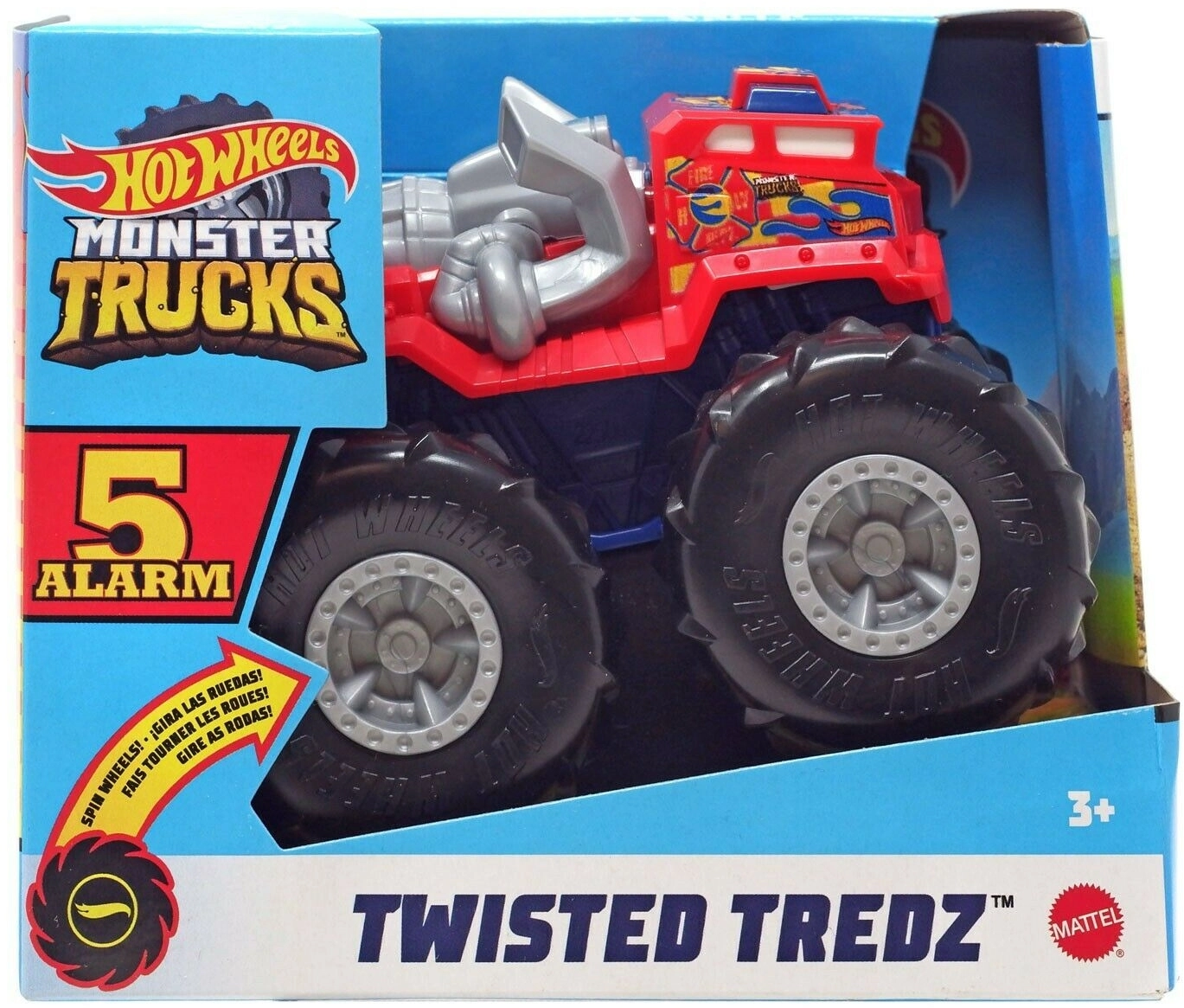 Mattel Hot Wheels Οχήματα Monster Trucks Rev Up 5 Alarm (GVK41) 1 Mattel Hot Wheels Οχήματα Monster Trucks Rev Up 5 Alarm (GVK41)